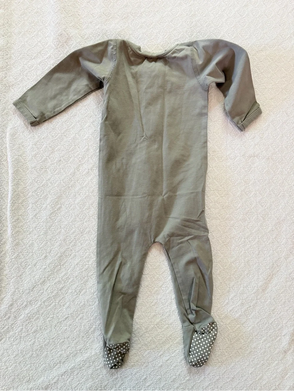 Monica + Andy Gray and White Stripe and Solid Footie Sleeper Bundle